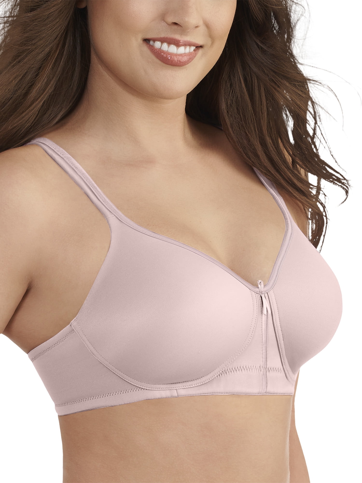 Vanity Fair Lingerie Women's Body Caress 2-Way Convertible Straps Full Coverage Wireless Bra, Style 75335