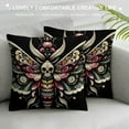 thumbnail image 3 of Leisuo Tropical Flowers Butterfies Pillows Cover Nordic Style Throw Pillow Covers Moon Phase Pillowcase Cushion Case BohTropical Leaves Pillow for Couch Sofa Home Office Butterfly Gift, 3 of 5