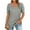Gray-01, variant on Mittory Tops for Women Summer Casual Ruffle Trim Sleeve Square Neck T Shirts