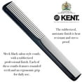 thumbnail image 2 of Kent SPC80 Salon-Style Dressing Cutting Comb with Wide and Fine Teeth - Professional Barber Haircut Comb for Styling and Teasing for All Hair Types - Kent Quality Barber Supplies, 2 of 5