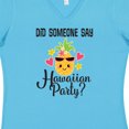 thumbnail image 4 of Inktastic Hawaiian Party Pineapple Women's V-Neck T-Shirt, 4 of 5