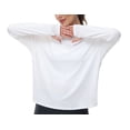 thumbnail image 4 of Dragon Fit Long Sleeve Workout Shirts for Women Back Loose Fit Running Tee Tops with Thumb Hole, 4 of 6