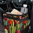 thumbnail image 6 of Cactus Foldable Mini Trash Can for Car with Lid, Leak-Proof, and Hanging Storage Bag - Car Trash Can, 6 of 6