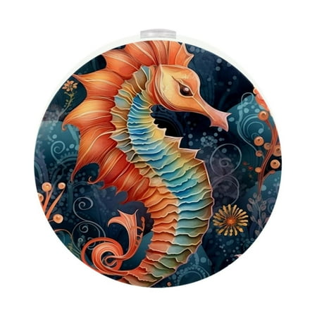 

Sea Horse LED Wall Night Light - Small LED Lights Induction Control 2 Pack