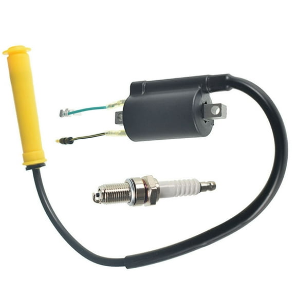 Ignition Coil & Spark Plug 30500-HN1-003 Fit for Honda Sportrax 400 400EX 2x4 1999-2006, and Honda XR400R 1996-2004 30700-KCZ-000