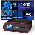 thumbnail image 1 of Proyector inteligente Pxodyda Ultra Bright 1400 ANSI Lumens 4K, 1 of 9
