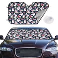 thumbnail image 2 of Daiia Rabbit And Rose Windshield Sun Shade for Car SUV Truck (Medium ), Car Sun Shade Windshield, Car Shades for Front Windows, Sunshade for Car Windshield, 2 of 7