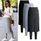 thumbnail image 2 of Pantalones térmicos de invierno y otoño para mujer, pantalones de chándal de Color sólido de diseño Simple, mallas para fiesta y tiempo Prendas para la parte inferior del cuerpo gris claro SG sweethay AP013485-20, 2 of 6