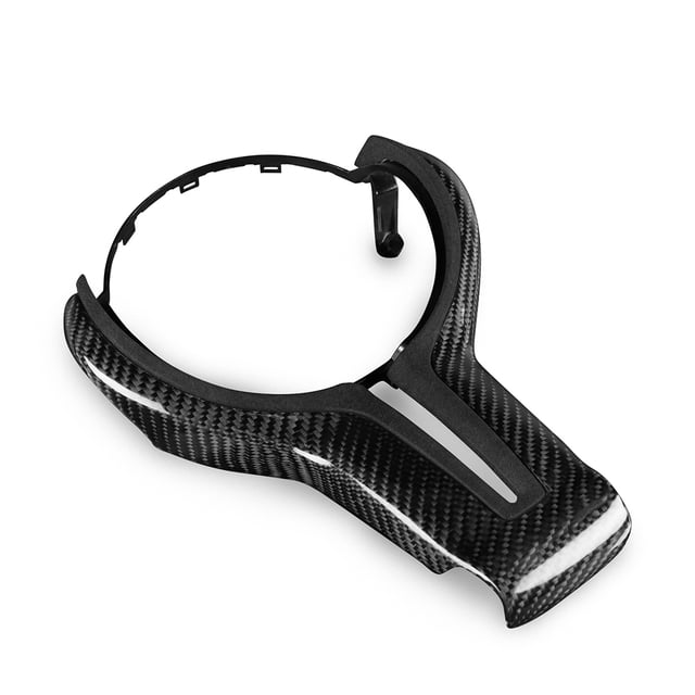 Riwesomey Embellecedor para cubierta de volante, suministros de modificación de moda de fibra de carbono, piezas de repuesto protectoras, decoración de Vehículos, repuestos y accesorios Mis Riwesomey VI014718-00