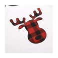 thumbnail image 3 of Conjuntos de pijamas familiares a juego Pijamas navideños con camiseta estampada y ropa de descanso con parte inferior a cuadros 110-(4-5t) Rojo Verde Cocina, Decoración y Otros, 3 of 5