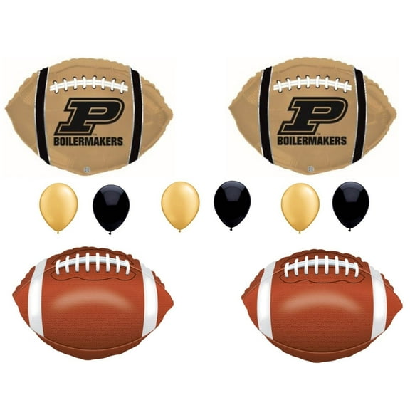Purdue Football Game Day Birthday party balloons Decorations