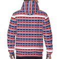 thumbnail image 7 of Wukai Fourth Of July Print Men Hoodies Fleece Sweatshirts Long Sleeve Sweaters Pullover Fall Outfits Winter Clothes-3X-Large, 7 of 7