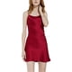 thumbnail image 1 of Vestido de falde tirantes básicos con dobladillo de hode loto de satén de talgrande pamujer borgo3XL, 1 of 6