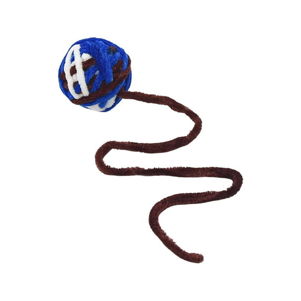 Juguete interactivo para gatos con cuerdas y hilo para jugar y hacer ejercicio en interiores