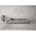 thumbnail image 3 of Ahgly Company Indoor Round Oriental Gray Modern Area Rugs, 4' Round, 3 of 4