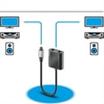 thumbnail image 4 of Optical Fiber Cable Splitter 2-In-1 Connectors TV Digital Optical Fiber Audio Splitter Cable Adapter, 4 of 6