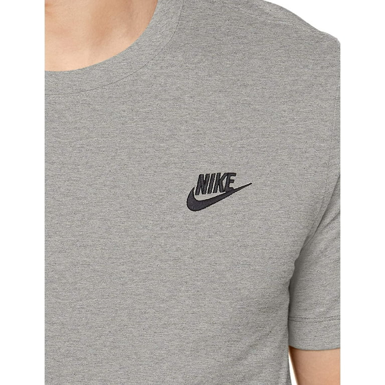 ★Nike★ Sportswear Club T-Shirt M Dark Grey Heather FV03760 Mens Nike Sportswear Club T-Shirt Dark Grey Heather/Black 3X