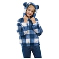 thumbnail image 4 of Hoodies for Girls Youth Long Sleeve Oversized Hooded Sweatshirts Cute Trendy Plain Preppy Pullover Tops Fall Clothes,6-12 Months 12-24 Months 2t 3t 4t 5t 6t 7t 8t 9t Children Blue 9-10 Years, 4 of 7