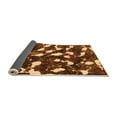 thumbnail image 2 of Ahgly Company Indoor Rectangle Abstract Orange Modern Area Rugs, 5' x 7', 2 of 4