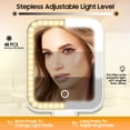 thumbnail image 4 of Espejo de maquillaje B Beauty Planet Travel con luces de aumento de 1X/30X, 4 of 7