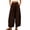 Coffee, variant on sicmoss Women's White Polka Dot Barrel Jeans Mid Rise Vintage Denim Pants with Pockets