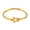 Gold, variant on O Adjustable Spring Hook Bangle Flexible Clasp Design For All Wrist Size