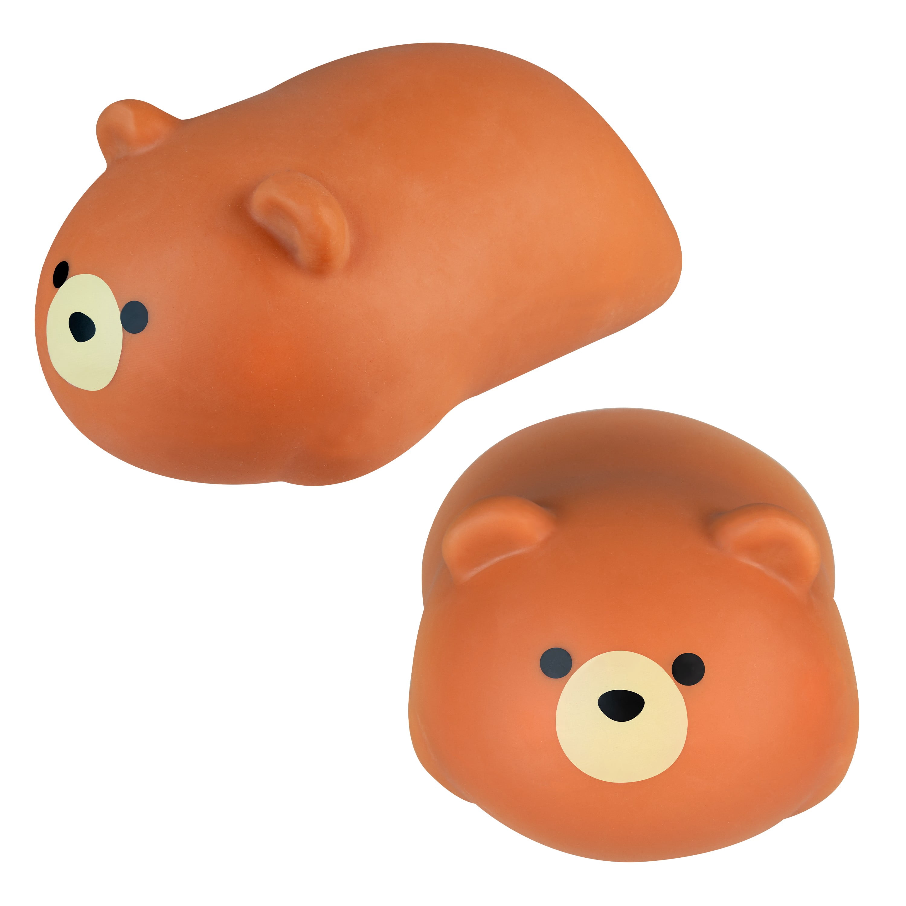 ORB Easy Sqweezy Snugglies Jumbo Squishy Bear - Stretch, Squeeze, Snuggle This Big, Fun, Slow Rising and Extra Soft Toy Pet Bear for Stress Relief - Stretchy and Squishy Fidget Toy for Kids and Adult
