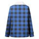 thumbnail image 4 of Pntutb Mujer Invierno Cálido Cuadros Estampado Compuesto Felpa Botón Solapa Chaqueta Abrigo Liquidación Pntutb Pntutb-458, 4 of 6