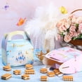 thumbnail image 2 of Princess and Prince Treat Boxes - Pink & Blue Crown Cardboard Goodie Boxes for Boy Girl Birthday(24 Pcs,Prince and Princess), 2 of 7