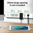 thumbnail image 4 of YUNAFFT US Standard 2500W Power Strip Household Extension Board Socket With Control Buttons 6 Socket 4 USB Ports Plug Board, 4 of 6