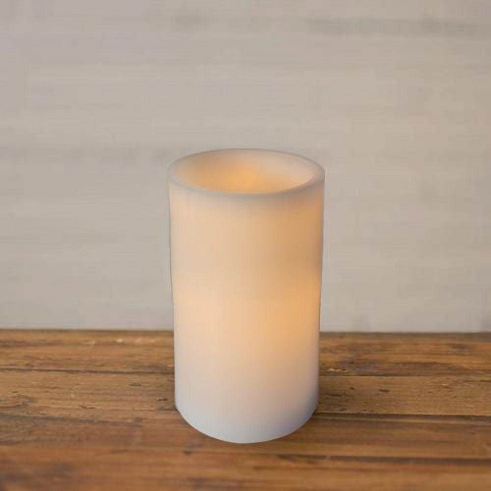 (3-pack) Mainstays 3x6 Inch Flameless LED Pillar Candles, White