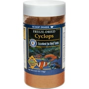 San Francisco Bay Brand Freeze-Dried Cyclops 0.64-Ounces (18-Grams) Jar, with Feeding Scoop