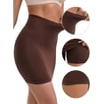 thumbnail image 3 of DARING DIVA Women's with Leggings Tummy Control High-Waisted Half Slip XL Dark Brown, 3 of 6