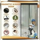 thumbnail image 3 of Mosquitera Magnética para Puertas, 90 x 200cm, Cierre Automático, Cortina para Puertas de Patio, Pasillos, Sin Taladrar, Kit Completo de Instalación, Rayas Blancas, 3 of 5