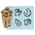 thumbnail image 1 of Fat Cute Lizards Gecko Chameleon Skink Bearded Dragon Rubber Stamp Set for Scrapbooking Crafting Stamping - Mini 1/2 Inch, 1 of 7