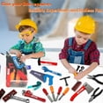 thumbnail image 2 of Juego de herramientas de juguete KEJIH 21 piezas con caja de almacenamiento para niños de 3 a 13 años, 2 of 8