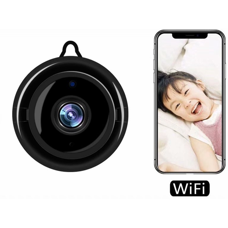 Mini WiFi Wireless Camera Small Security Camera, with Real-Time Audio and  Video Feed, Mobile APP Wireless Recording-HD Nanny Camera,Mini Camera with