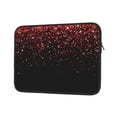 thumbnail image 2 of Bingfone Red Glitter1 Laptop Sleeve Case 15 Inch, 360° Protective Computer Carrying Bag, 2 of 9