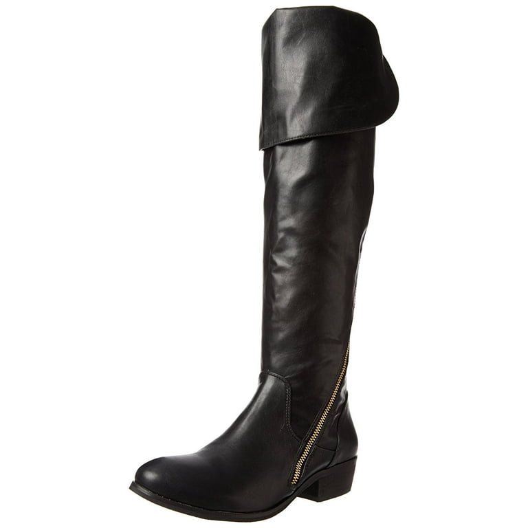 Report signature over deals the knee boots