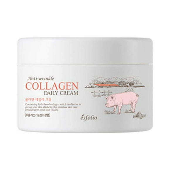 Crema facial Esfolio Colágeno Antiarrugas 200ml Ligera