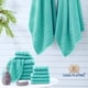 thumbnail image 3 of Casa Platino Juego de 24 Toallas 100% Algodón Hilado en Anillos: 2 Toallas de Baño, 2 Toallas de Gimnasio, 2 Toallas de Baño, 4 Toallas de Mano, 6 Toallas, Ideal para Spa, Hotel y Baños Familiares - Cielo Aguamarina, 3 of 9