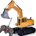 thumbnail image 2 of Excavadora de juguete con control remoto, modelo de excavadora eléctrica de simulación grande para niños, excavadora de ingeniería de aleación para niños, 2 of 5