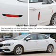 thumbnail image 5 of HSHDLDF Autocollants de Protection Réfléchissants Universels 4 Pcs pour Porte de Voiture, Autocollant de Protection en Fibre de Carbone pour Voiture, SUV, Camionnette (Rouge, pour Autocollant de Porte de Voiture), 5 of 5