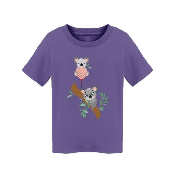Mom Koala Picking Eucalyptus  T-Shirt Toddler -Image by Shutterstock,  2 Toddler