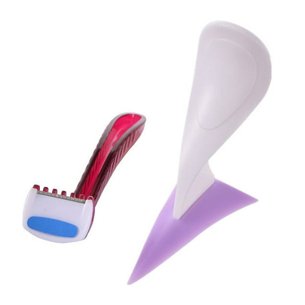 HES Women Heart Triangle Shape Pubic Hair Razor Bikini Trimmer Intimate