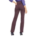 thumbnail image 2 of NYDJ womens  Petite Marilyn Eggplant Straight Jean, 0P, 2 of 3