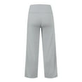thumbnail image 7 of RQYYD Women's High Waisted Drawstring Waist Wide Leg Sweatpants with Pockets Casual Loose Yoga Pants, 7 of 7