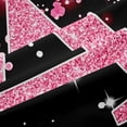 thumbnail image 5 of Manfei Pink Butterfly Kitchen Curtains,Girls Personalized Letter A Black Out Curtains Pack of 2 (42x63 Each), 5 of 7