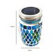 thumbnail image 4 of [Azul] Lámpara Mano Con Vidrio Solar para Patios Exteriores Jardines Césped Plazas Carreteras Luces Decorativas LED (A), 4 of 9