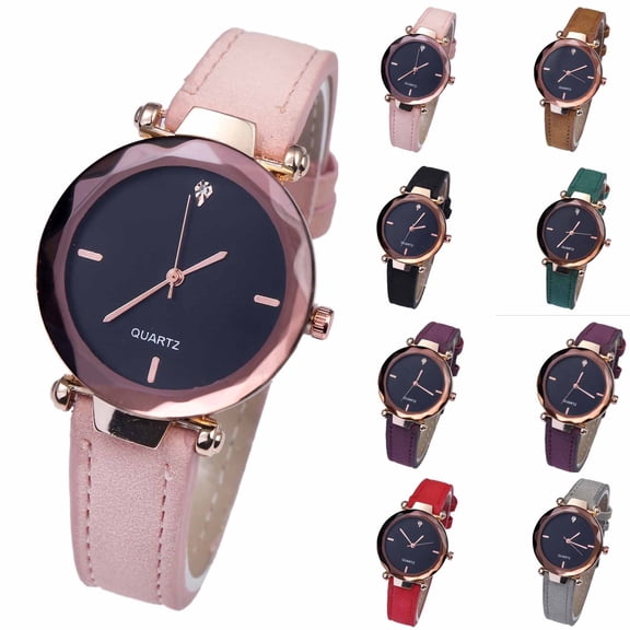 Resicozy Watches for Women Stylish Leather Watch for Women Round Dial Classic Quartz Watches 2026 Green